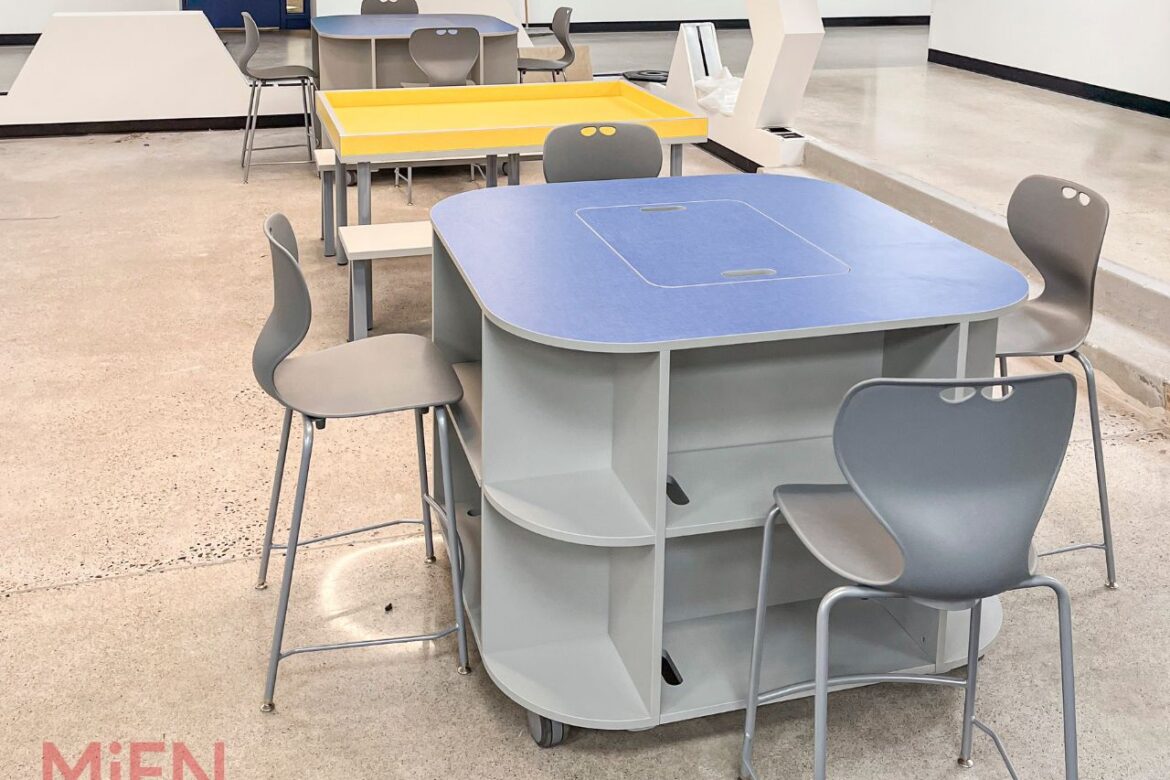 MiEN in the News: MiEN’s New KIO Tinker Table Quickly Switches from a Bookcase to a Workstation and More