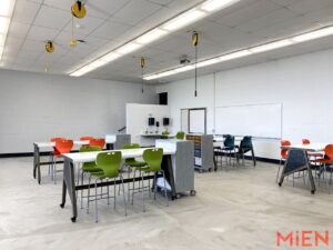 H.B. Whitehorne Middle School Modern Makerspace Classroom