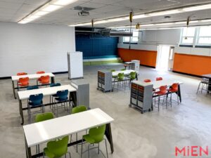 H.B. Whitehorne Middle School Modern Makerspace Classroom