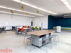 H.B. Whitehorne Middle School Modern Makerspace Classroom