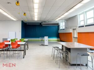 H.B. Whitehorne Middle School Modern Makerspace Classroom