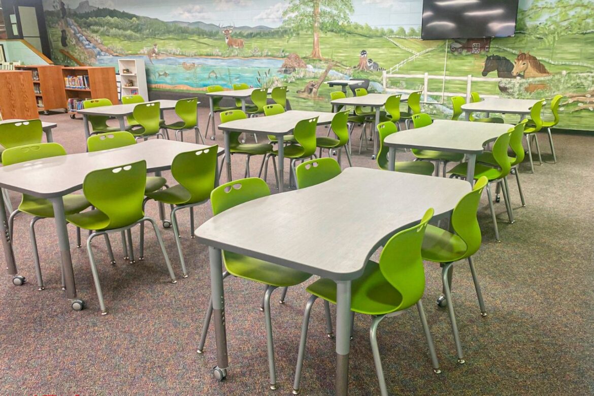 Hildebran Elementary School Library Learning Space