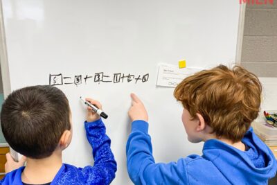 Vertical Whiteboards Make for a Collaborative, Engaging Discovery Lab