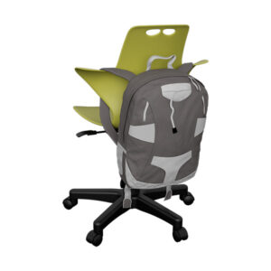 Tauri Pneumatic Swivel Chair Olive with Backpack