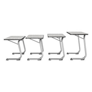 TLC Slim Cantilever Student Desk Height Range