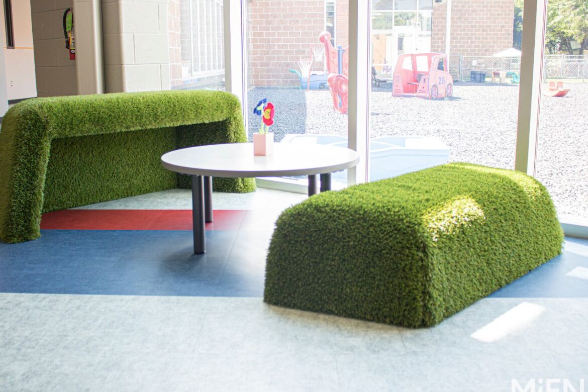 Perry Elementary Modern Library Spaces