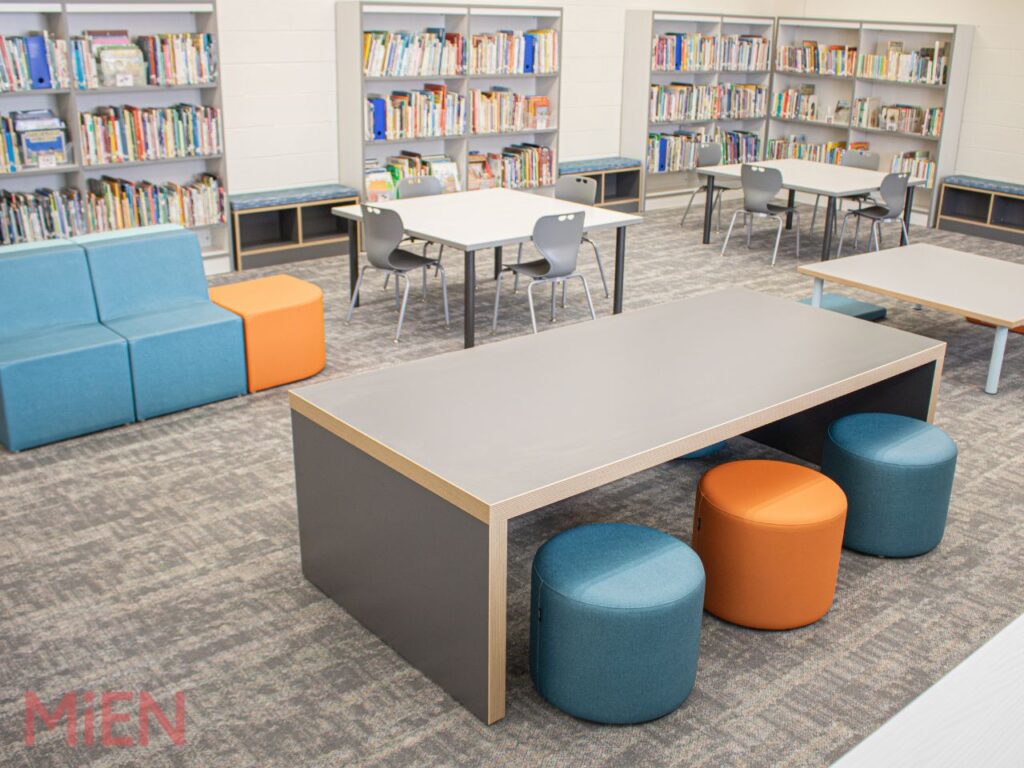 Perry Elementary Modern Library Spaces