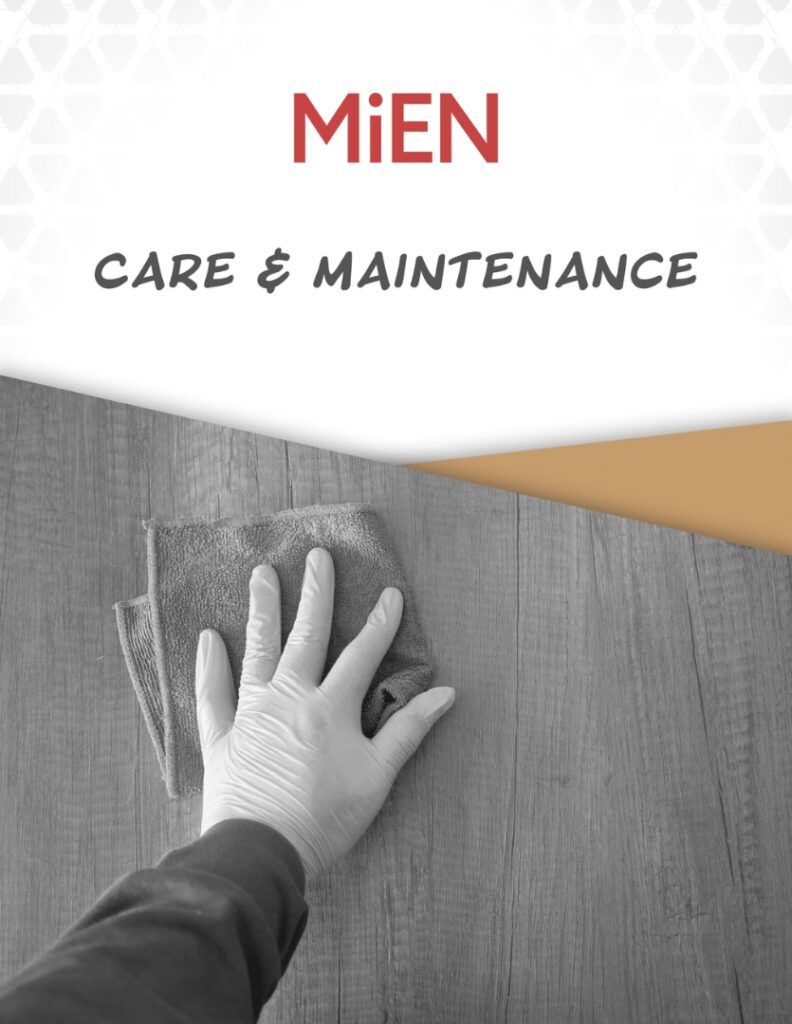 Care & Maintenance Guide