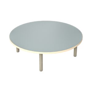 Dial Post Leg Table 15H Legs with Round Top and Glides