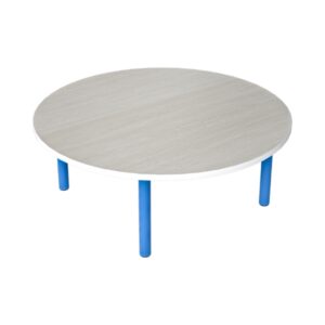 Dial Post Leg Table 18H Legs with Round Top and Glides