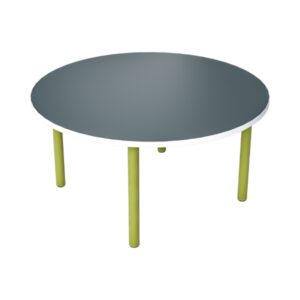 Dial Post Leg Table 24H Legs with Round Top and Glides