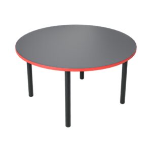 Dial Post Leg Table 26H Legs with Round Top and Glides