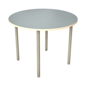 Dial Post Leg Table 36H Legs with Round Top and Glides