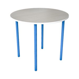 Dial Post Leg Table 42H Legs with Round Top and Glides
