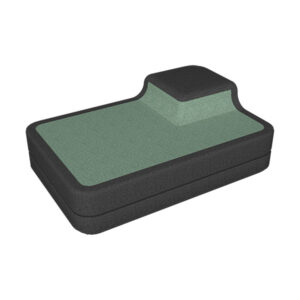 Gecko Green Steps Green Rectangle Shape Right