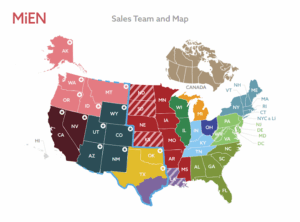 MiEN Sales Map