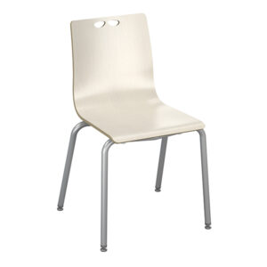 WDS 4-Leg Seated Height Straight High Back Chair