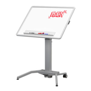 MUST+ Student Table, Rectangle 30x22, White Markerboard Top w/Marker Tray