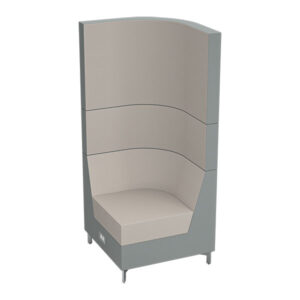 Chameleon Round Corner Chair 66, Power on Right-66H-MtlFt-PwrSide_JPEG-(600x600) Chameleon Round Corner Chair 66, Power on Right