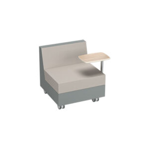 Chameleon Square Chair 29 Casters, Left Tablet Arm-29H-Caster-TabArm_JPEG-(600x600) Chameleon Square Chair 29 Casters, Left Tablet Arm