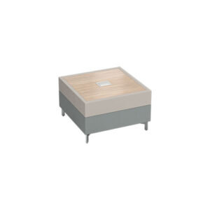 Chameleon Square Pouf Laminate Top with Power-MtlFt-HPL-PwrClosed_JPEG-(600x600) Chameleon Square Pouf Laminate Top with Power