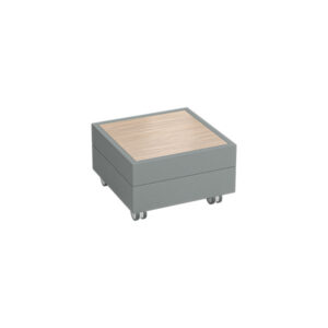 Chameleon Square Pouf LaminateTop Casters-Caster-HPL_JPEG-(600x600) Chameleon Square Pouf LaminateTop Casters
