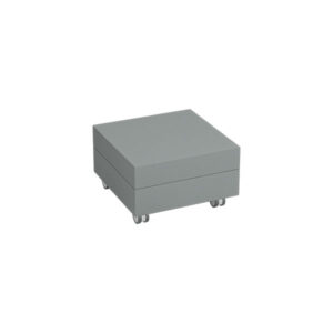 Chameleon Square Pouf Fabric Top Casters-Caster_JPEG-(600x600) Chameleon Square Pouf Fabric Top Casters